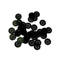 Papercellar Large Round Disc Sequins Black