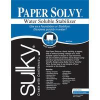 Paper Solvy Water Soluble Stabilizer-8-1/2X11 12/Pkg 243836