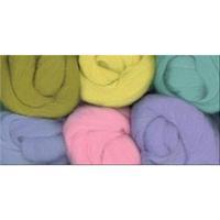 Paint Box Wool Roving - 44g each - Pack of 6 243495