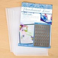 Parchment Lace Magazine Vol 3 with Decorative Oval Lattice Parchment Grid and 5 Sheets of Parchment Paper 365575