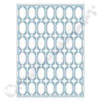 Parchment Lace Decorative Oval Lattice A6 Grid 388919