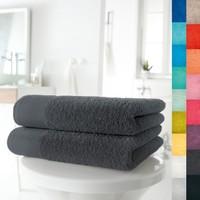 Pack of 2 Cotton Towels 420 g/m²