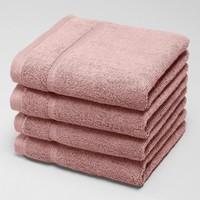Pack of 4 Cotton Terry Guest Towels, 600g/m²