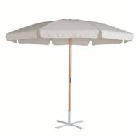 Parasol with Solid Ramin Wood Pole, Oblong