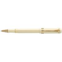 parker duofold white ivorine roller ball