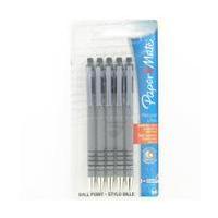 Papermate Black Flexigrip Ultra Ballpoint Pens 5 Pack