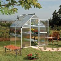 palram mythos 6x4 polycarbonate greenhouse