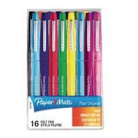 Papermate Assorted Flair Fibre Tip Pack 16 S0977450