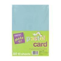 Pastel Coloured Card A4 10 Pack