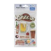 Paperhouse 3D Cheers Stickers