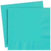 Paper Party Napkins Turquoise