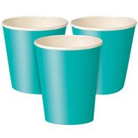 Paper Party Cups Turquoise