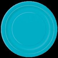Paper Party Plates Turquoise