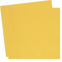 Paper Party Napkins Sunflower Yellow