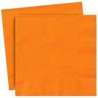 Paper Party Napkins Orange