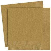Paper Party Napkins Gold