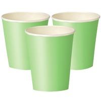 Paper Party Cups Green
