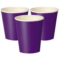 Paper Party Cups Purple