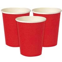 Paper Party Cups Red