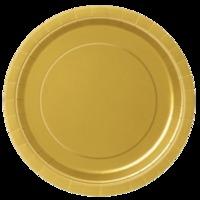 Paper Party Plates Gold
