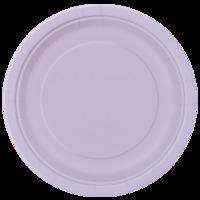 Paper Party Plates Lavender