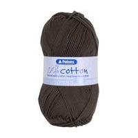 patons brownie 100 cotton dk 100g