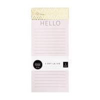Paislee Paperie Hello Gold Foil Notepad