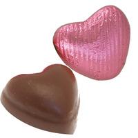 Pale Pink Chocolate Hearts