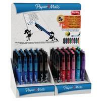 papermate replay max ballpoint pen assorted display of 48 s0824220