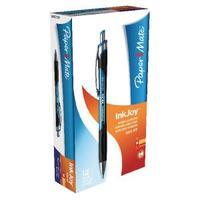 Papermate Inkjoy 550 Blue Ballpoint Pen Pack of 12 S0977220