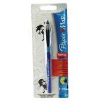 papermate blue replay max ballpoint pens pack of 12 s0190952