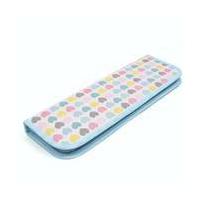 pastel hearts knitting needle case