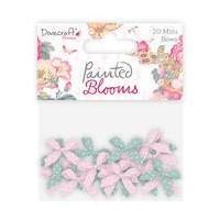Painted Blooms Mini Bows 20 Pack