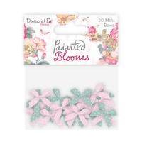 painted blooms mini bows 20 pack