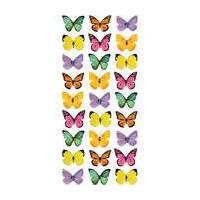 paperhouse 3d colourful butterfly stickers