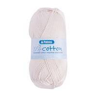 patons dk 100 percent cotton yarn in cream