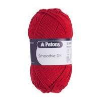 patons smoothie dk yarn in red