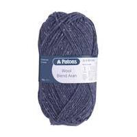 Patons Wool Blend Aran Yarn in Airforce