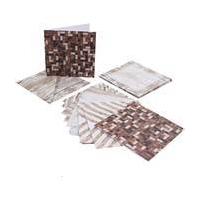 Papermania Elements Wood Cards and Envelopes 12 Pack