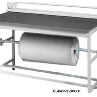 Packing station paper roll holder for below 1200mm bench