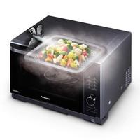 Panasonic NN DS596BBPQ Flatbed Combination Steam Microwave Oven in Bla