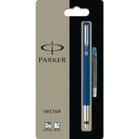 Parker Blue Vector Fountain Pens Standard Pack of 6 S0881010