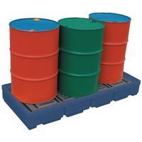 Pallet Sump Poly 4 Drum Capacity Blue 321623