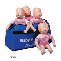Pack of 4 Baby Anne CPR Training Manikins Light Skin With Carry Case