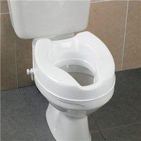 patterson medical raised toilet seat easyfit 10cm4 without lid