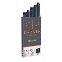 Parker Quink Cartridge Ink Refills Black 20 x Packs of 5 1950382