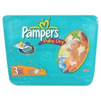 Pampers® Baby-Dry 3 Midi 4-9kg/9-20lbs x 34