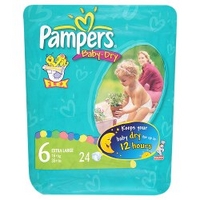Pampers® Baby-Dry 6 Extra Large 16+kg/35+lbs x 21