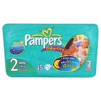 Pampers® Baby-Dry 2 Mini 3-6kg/6-13lbs x 37