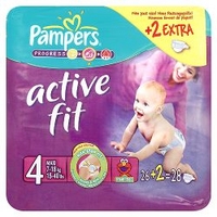 Pampers Progress Active Fit 4 Maxi 7-18kg x 24